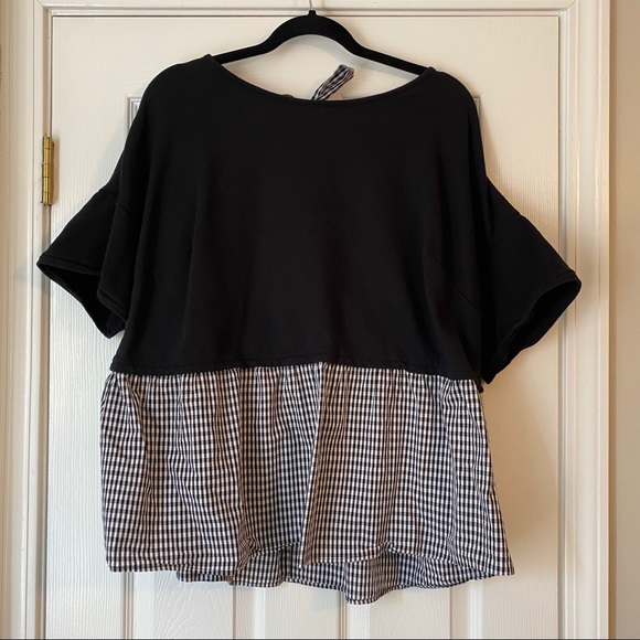 DR2 Short Sleeve Tie Top - Picture 1 of 4